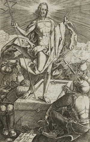 After Dürer, D. Stampelius, Auferstehung Christi, 1580, Copper on Paper