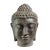 Asian Vintage Cast Faux Stone Buddha Head For Sale - Image 3 of 3
