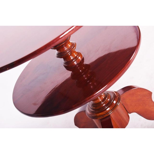 19th Century Historicist Small Table in Mahogany, Germany, 1880s For Sale - Image 5 of 8