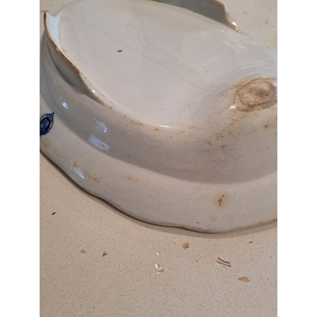 Early 20th Century Blue Onion Platter For Sale - Image 16 of 16