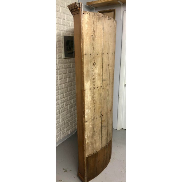 Early 19th Century English Pine Barrel Backed Corner Cupboard For Sale In Naples, FL - Image 6 of 9
