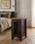 2020s Greenview One Door Side Table - Distressed Black For Sale - Image 5 of 5