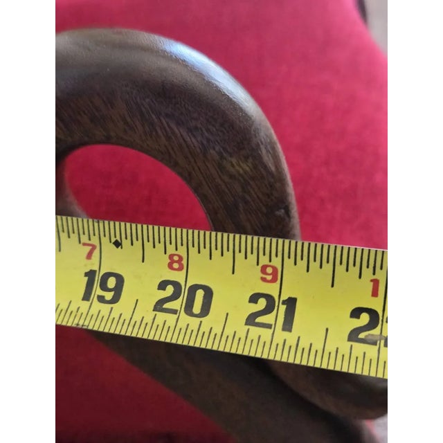 Mid-Century Modern Antique Gooseneck Rocker With Footstool For Sale - Image 3 of 18