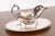 Victorian Tiffany & Co. Antique Silverplate Gravy Boat With Tray For Sale - Image 3 of 12