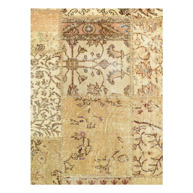 Traditional Pasargad Turkish Patchwork Rug For Sale - Image 3 of 5