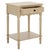 Tan Haven Scalloped 1 Top Drawer Accent Table in Natural For Sale - Image 8 of 10