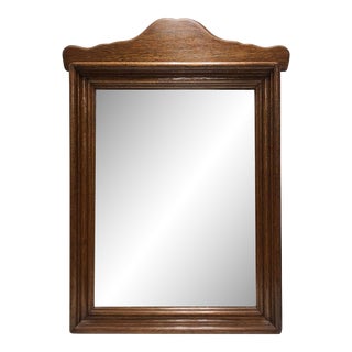 Vintage Country Style Mahogany Mirror For Sale