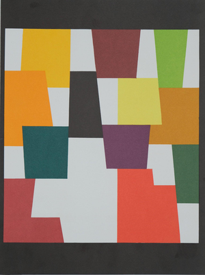 Yaacov Agam, Composition géométrique, Lithograph