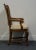 Late 20th Century High End Vintage Solid Walnut Louis XV French Provincial Cane Back Dining Arm Chair 640-552 For Sale - Image 5 of 8