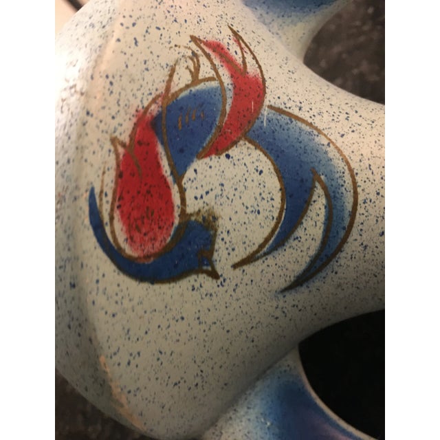 Painted Clay 730 Vase, 1970s For Sale - Image 8 of 15
