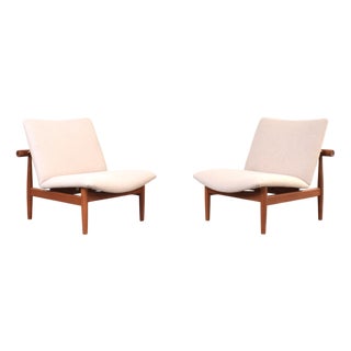 Model FD 137/1 Japan Lounge Chairs by Finn Juhl for France & Søn, 1960s, Set of 2 For Sale