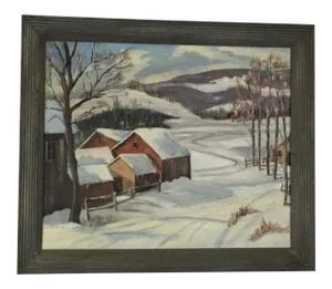 The Finger Lakes Hills-Oil on Board