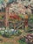 1961 Line Bloom Draper Impressionist Garden Oil Painting in Original Frame For Sale - Image 4 of 12