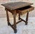 Metal Early 20th Century Spanish Carved Walnut Side Table with One Drawer, 1940s For Sale - Image 7 of 14