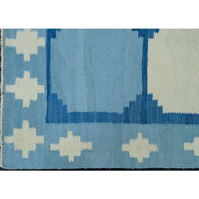 Turkish Kilim Oriental Handmade Flatweave 3'2" x 4'9" #18167 For Sale - Image 4 of 8