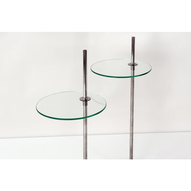 Vintage German Height Adjustable Side Tables, 1935, Set of 2 For Sale - Image 3 of 7