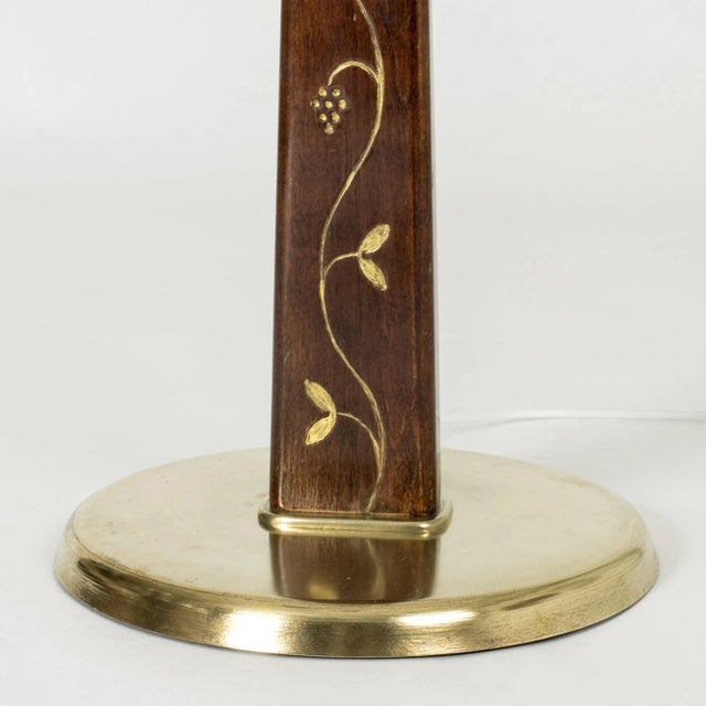 Scandinavian Modern Floor Lamp by Tor Wolfenstein, 1940s For Sale - Image 9 of 11