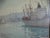 Figurative 1958 Fritz Kocher Trujillo Yacht (Sea Cloud) and Freighter Oil on Canvas Painting, Framed For Sale - Image 3 of 9