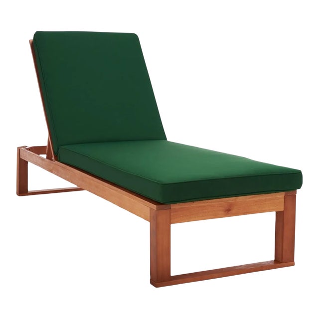Solano Sunlounger - Natural/Green For Sale