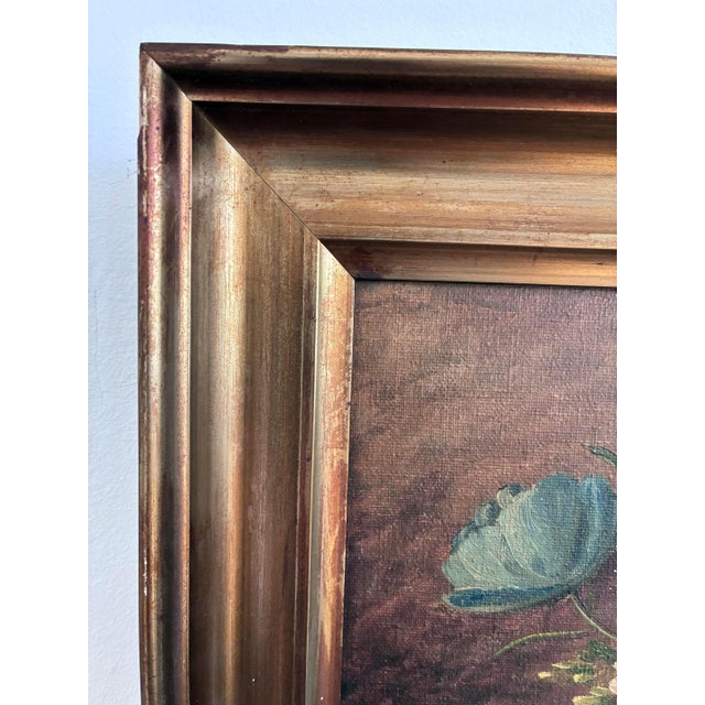 Still Life with Flowers, Oil Painting, Framed For Sale - Image 9 of 15