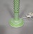 Ceramic Green Glazed Ceramic Table Lamp with Webbing Pattern For Sale - Image 7 of 16
