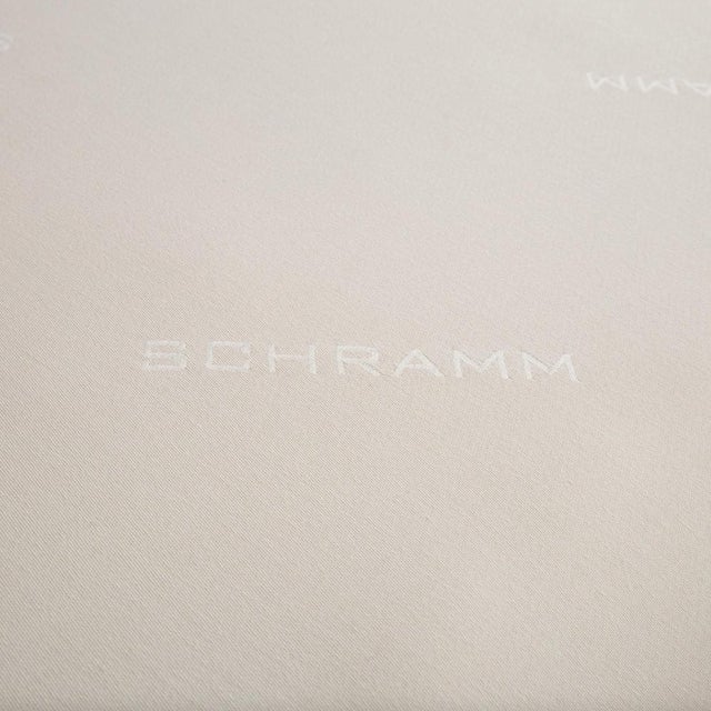 Fabric Bed in Grey from Schramm For Sale - Image 17 of 18