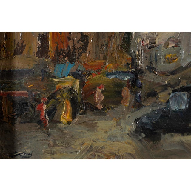 Adolfo Carducci, Paris Street Scene, Oil Painting For Sale - Image 8 of 15