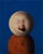 Goodbye Children by Matthew Saba | Oil Painting of a figure with a round head and orange body For Sale