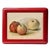 Contemporary Vintage Spanish Red Leather Rectangular Table Picture Frame With Easel Back For Sale - Image 3 of 6