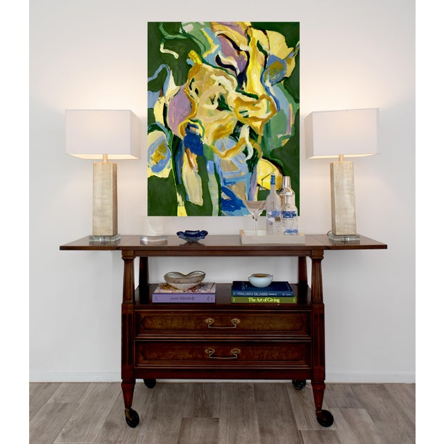 This acrylic on canvas painting by Susan Foley is part of a new series of abstracted botanical studies created in 2025....