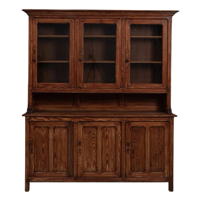 1900s Belgian Provincial Wooden Cupboard For Sale