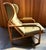 Rattan and Light Green Velvet Armchair, 1960s For Sale - Image 4 of 8
