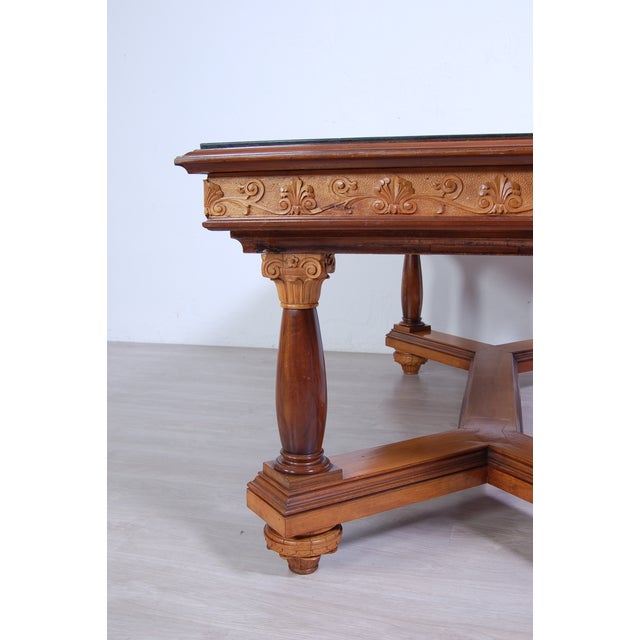 Marble-Topped Table, Brianza, Italy, 1940s For Sale - Image 13 of 18