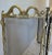 Brass Vintage French Provincial Style Bird & Flower Design Brass Fireplace Screen For Sale - Image 8 of 10