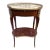 French Transitional Louis Xv/Xvi Style Oval Marquetry Side Table For Sale