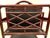 1960s Vintage Mid Century Rattan Magazine Rack For Sale - Image 5 of 10