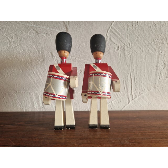 Kings Guardman Drummers by Kay Bojesen, 1960s, Set of 2 For Sale - Image 6 of 6