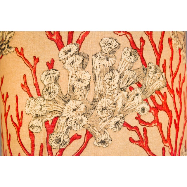 Mid-Century Modern Large Italian White Glazed Koi Table Lamps, 1970s, Set of 2 For Sale - Image 3 of 5