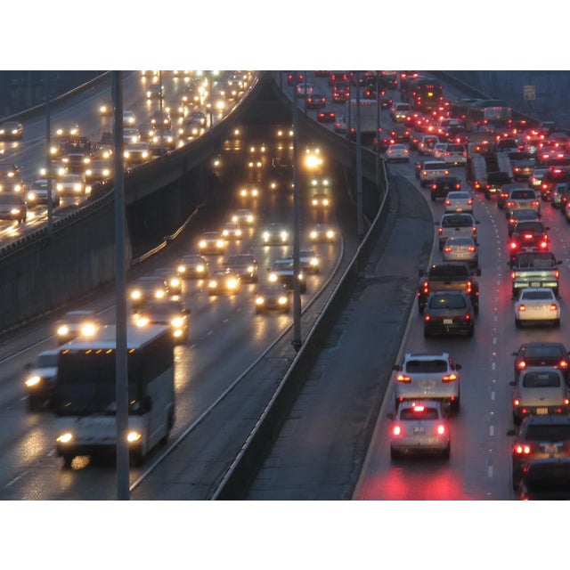 This large 40" x 30" abstract photographic print is by designer/artist/photographer Joseph Fountain. This listing is for...