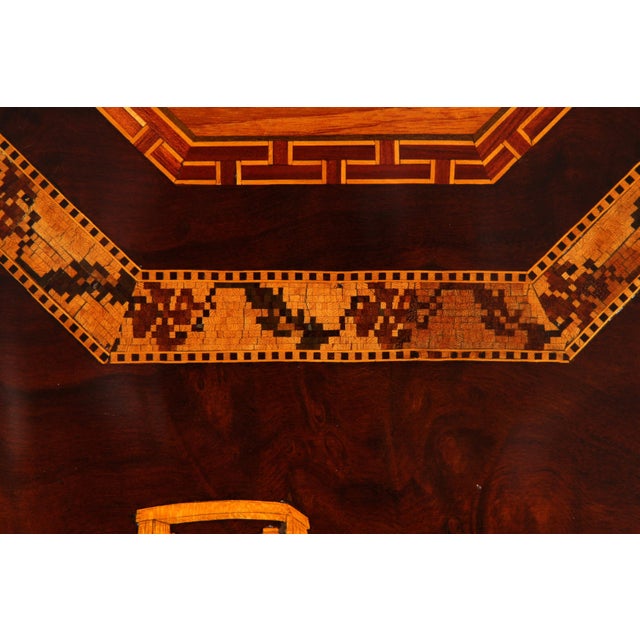 Mid 19th Century Side Table with Tunbridge Marquetry, 1850 For Sale - Image 18 of 18