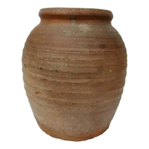 Antique Japanese Stone Ware Storage Jar Circa 17th