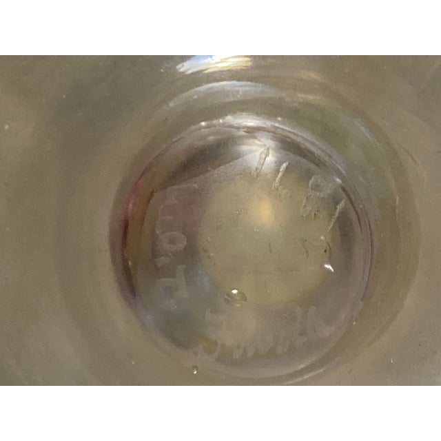 Glass Louis Comfort Tiffany Favrile Iridescent Glass Compote Art Signed 1871 For Sale - Image 7 of 10