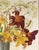 Vintage Modernist Floral Still Life Painting of Tiger Lillies by Hugo Newman For Sale - Image 4 of 6