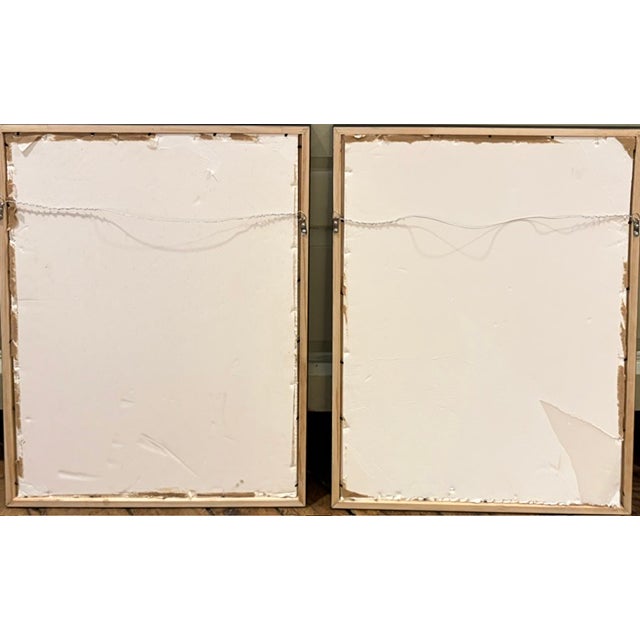 Wood Early Pair of Framed Architectural Drawings of Neoclassical Architecture - Door and Window For Sale - Image 7 of 8