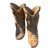 1970s Oversize Jumbo Concrete Cowboy Boot Planters - Set of 2 For Sale