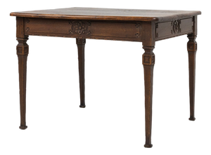 Mid-Century French Rustic Side Table in Wood, 1850s