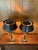 Mid 20th Century Pair of Mid-Century Frederick Cooper Brass Bouillotte Table Lamps With Adjustable Brass Tôle Shades For Sale - Image 5 of 10