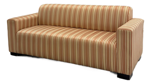 Vintage Postmodern Striped Sofa