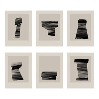 Abstract Figure Giclee Prints - Set of 6 For Sale