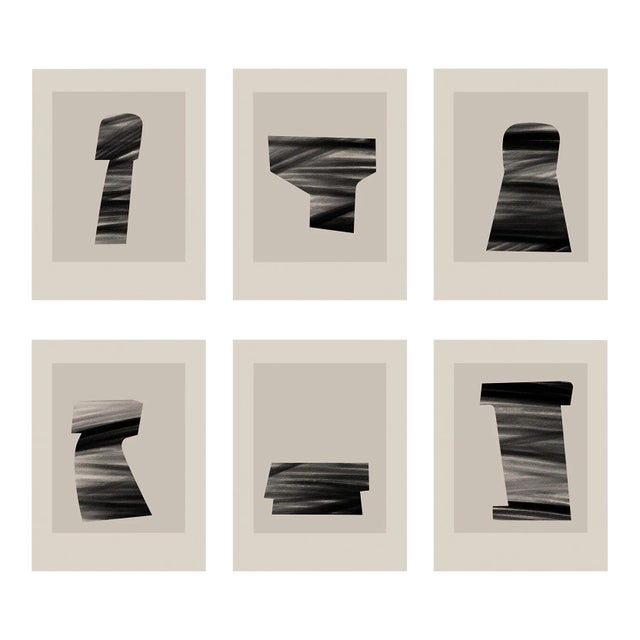 Abstract Figure Giclee Prints - Set of 6 For Sale